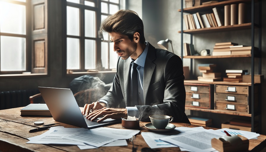 get serious after quitting job
