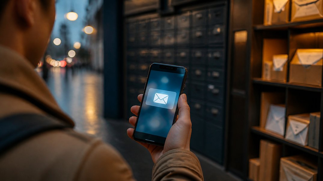 what happens to mail at a virtual mailbox