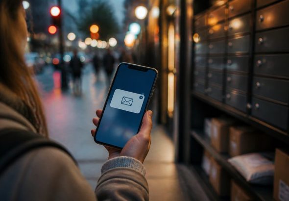 virtual mailbox separates business and personal life